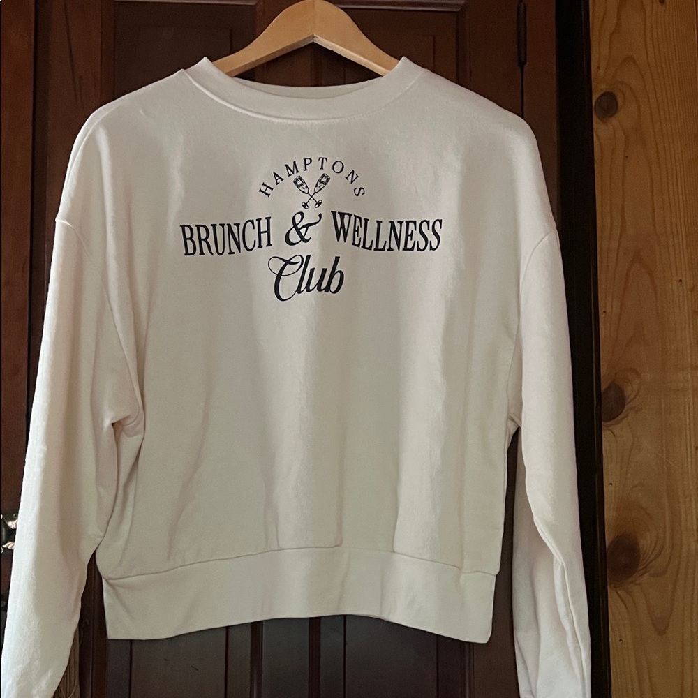 White Brunch & Wellness Club Sweatshirt